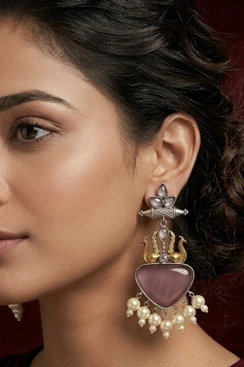 Mayura Blush Sky Drop Earrings