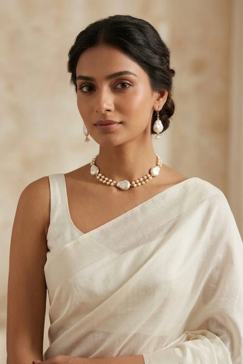Aabha Baroque Pearl Set